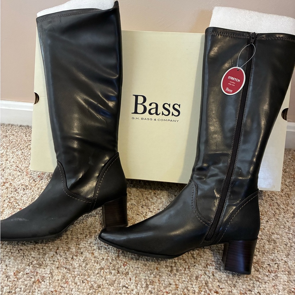 Bass Women's Black Heeled Boots